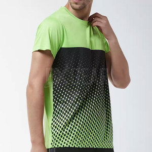 Camiseta de sublimación de diseño personalizado para hombre, ropa informal, manga corta, transpirable, ligera, estampada para estilo veraniego - Product Image 4