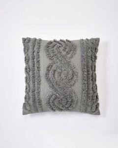 Avior In-India Queen-Size Tufted Decorative Throw Pillow Hand-Woven Cotton Tassel <b>Cushion</b> <b>Covers</b> Embroidered Cartoon Leaf Home - Product Image 6