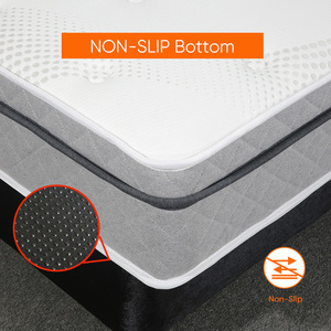 Colchón híbrido Bonnell <span class=keywords><strong>Spring</strong></span> de espuma de alta calidad, el mejor colchón de látex con diseño para dormir de 10 pulgadas, proveedor de camas Queen King - Product Image 3