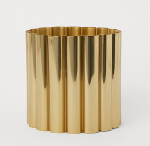 Top Quality Hammered <b>Flower</b> Planters with High End Quality Brass Plated Finishing Gold Luxury <b>Flower</b> <b>Vase</b> From INDIA - Product Image 5