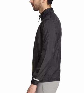 Veste coupe-vent zippée complète pour hommes, veste d'entraînement coupe-vent de sport imperméable et légère pour hommes - Product Image 6
