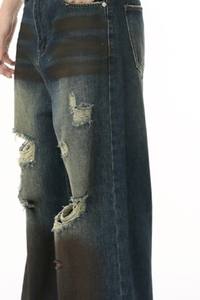 Vêtements d'extérieur pour hommes Pantalons de survêtement en détresse de haute qualité anti-rides bon marché top tendance Pantalons de survêtement en détresse avec un poids léger - Product Image 6