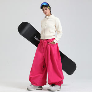 Pantalones de esquí de gran tamaño de invierno para hombre hechos a medida, impermeables, a prueba de viento, de talla grande, pantalones cálidos de secado rápido, equipo de snowboard para exteriores - Product Image 4