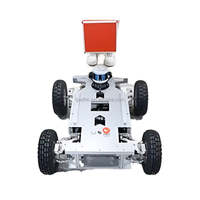 Châssis de voiture robotique en aluminium économique pour kits de robotique industrielle