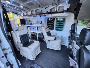 2022 F0rd E-Transit 350ไม่มีการสำรอง ~ 700ไมล์, การแปลงค่าย, เต็นท์บนดาดฟ้า - Product Image 5