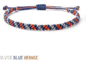 Handmade Boho Surf Waxed Thread Bracelet / Anklet for <b>Men</b> and Women - Waterproof - Product Image 3