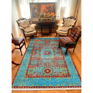 พรมขนสัตว์เปอร์เซียสวยลายนามธรรมหรูกันลื่นสำหรับห้องนั่งเล่นโรงแรมสวดมนต์ประตูห้องครัวสำนักงานทอ - Product Image 4