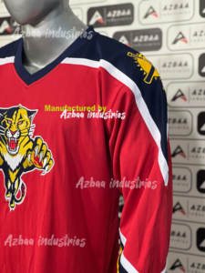 เสื้อเจอร์ซีย์ฮ็อกกี้น้ำแข็งเย็บติดด้านบนสไตล์2025ใหม่สำหรับชาวแคนาดาแทลดีไซน์คอวีสไตล์อเมริกันแบบทวิล - Product Image 3