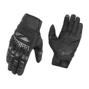 Noir hommes hiver chaud VTT gants d'équitation doux polaire Sports de plein air Durable Anti choc gants - Product Image 1