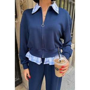 Traje Informal de Modal con Cuello y Ribete en el Dobladillo, Modelo 10252 - Product Image 2