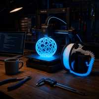 Filamen PLA Warna Menyala dalam Gelap 1.75mm Presisi Tinggi Bahan Printer 3D Bercahaya Anti-Macet Perlengkapan Pencetakan Malam Hari