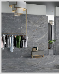 Carnico Gris 24x48 Porcelaine Gloster finition carreaux collection de carreaux vitrifiés de qualité supérieure chez Coastal Tiles India - Product Image 2