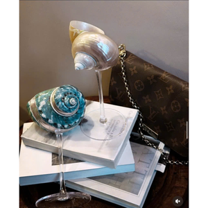 2025ตกแต่งงานแต่งงานชายหาดธรรมชาติ: แก้วเปลือกหอยทำด้วยมือเป็นมิตรกับสิ่งแวดล้อมแก้วไวน์หอยสังข์มาร์ตินี่สำหรับงานปาร์ตี้ - Product Image 1