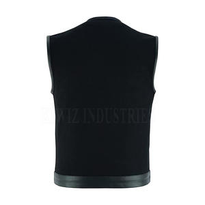 Ropa de moda 2024 Chalecos de cuero Transpirable Personalizado Buena calidad Diseño superior Chaleco de cuero para hombres - Product Image 4