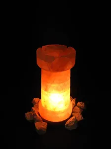 Meilleures lampes à sel en forme de Qila de l'Himalaya dans des tailles personnalisées, lampes à sel en gros, lampes à sel de l'Himalaya abordables - Product Image 4