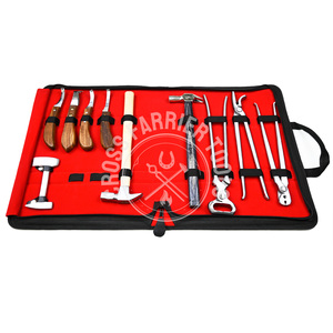 Hot Selling Farrier Tools Kit includes Farrier Nipper, Hoof Cutter, Nail <b>Puller</b>, Clench Cutter (Double Ended), Hoof Knife - Product Image 1
