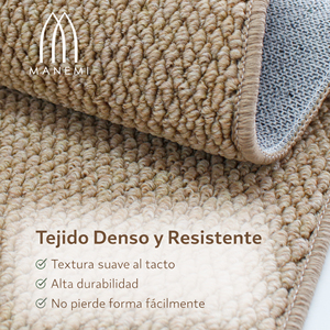 Alfombra Interior Lisa de Tejido Plano Antideslizante para Sala de Estar, Plegable y Lavable, en Varios Tamaños, 100% Apta para Mascotas - Product Image 3