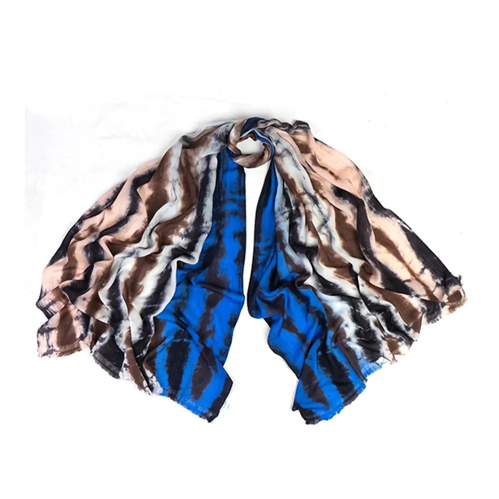 High Selling Good Quality Merino Light Weight Tie Dye Scarves Available At Cheapest Price
