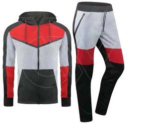 Survêtement Homme Sweats à Capuche Chauds Pantalon de Survêtement 2 Pcs Ensembles Hiver Haute Qualité Top Casual Jogging Vêtements - Product Image 4