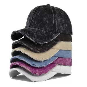Casquette de baseball classique respirante à 6 panneaux personnalisée unisexe Denim lavé prix d'usine pour adultes scènes d'extérieur décontractées - Product Image 5