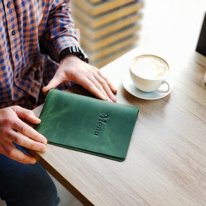 Menu Cover Holder Folder Bar <b>Book</b> Custom Menu Cocktail Menu Holder Restaurant Folder <b>Binder</b> Custom Cover LMC-0019 - Product Image 4