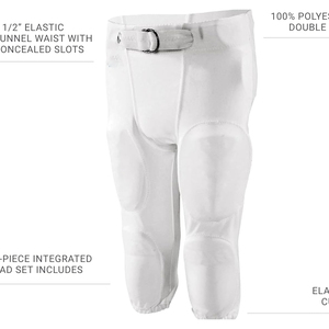 Durable Mens American Football Pants Long Fit Shorts with Full <b>Padding</b> for Hip Thigh <b>Knee</b> Protection in Training and Match - Product Image 2