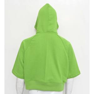 Pull-over graphique épais à taille personnalisée en gros Sweat à capuche zippé imprimé de streetwear pour hommes - Product Image 6