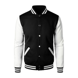 Veste universitaire de baseball brodée imprimée personnalisée de haute qualité pour hommes vestes Letterman d'hiver en gros - Product Image 1