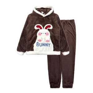 Set di indumenti da notte da donna Micro pile polare da 2 pezzi #711 - Product Image 4