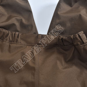 Pantalones Impermeables para la Nieve Color Marrón con Bolsillos con Cremallera Blanca, Cintura Ajustable y Dobladillo Elástico para Actividades al Aire Libre en Invierno - Product Image 6