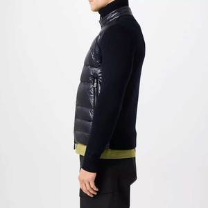 High Quality Custom Logo Men Puffer Jacket Oversized Thick Warm Quilted Down <b>Coat</b> Streetwear Outdoor Winter Thermal Jacket - Product Image 5