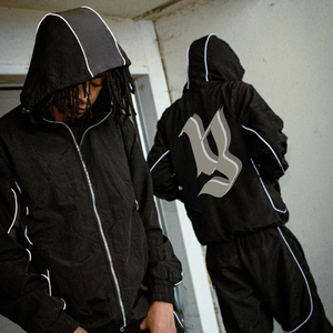 Conjunto Deportivo de Pantalones Deportivos Holgados de Algodón Grueso para Invierno, Chándal Personalizado con Reflectivo 3M, Cortavientos para Hombre - Product Image 3