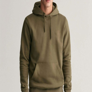 Sudadera de Hombre al por Mayor, Estilo Urbano, Bordada con Cuentas, Logotipo Liso, 100% Algodón, Felpa, Corte Regular, Unisex, Sudadera con Capucha - Product Image 4