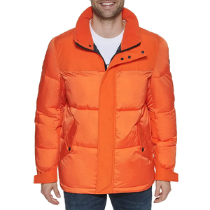 Customizable Men's Puffer Jackets New Fashionable High Street Sheep Skin Windproof Breathable Winter <b>Fabric</b> Best Material OEM - Product Image 1