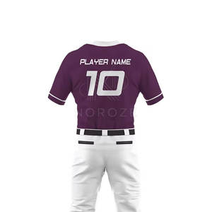 Conjuntos de Uniformes de Béisbol Ligeros 100% Poliéster con Diseño de Cuello en V Transpirable, Ropa Deportiva Cómoda - Venta en Línea, Más Vendidos - Product Image 6