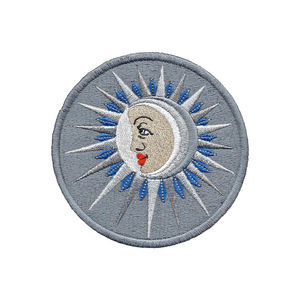 High Quality Custom Embroidery Patches Heart Shape Felt <b>Fabric</b> Sew-On Applique Brand Logo Iron on Crochet Flowers 2025 - Product Image 5