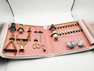 Herramientas para el cabello Extensiones de cabello profesionales Alicates Extensiones de trama de acero inoxidable Abrazadera Alicates Abridor de cuentas con tijeras de afeitar - Product Image 2