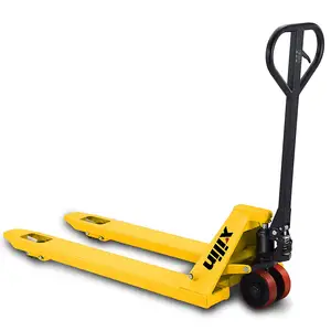 Usa Uitgebreide Handmatige Pallet Jack Stop Pomp Pallet Truck Stop Alle Terrein Pallet Jack