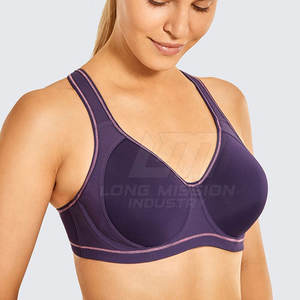 Soutien-gorge de sport pour femme, dernier design, sur mesure, sans couture, pour un usage décontracté - Product Image 2