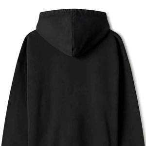 Sweat à capuche noir personnalisé pour hommes, élégant et décontracté, avec fermeture éclair pour le streetwear et la salle de sport, brodé et chaud, taille XXS - Product Image 4