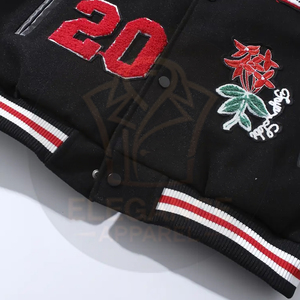 แจ็คเก็ตเบสบอลวิทยาลัยตกแต่งด้วยตัวอักษรสำหรับผู้ใหญ่2025ฤดูใบไม้ร่วงฤดูหนาว - Product Image 4