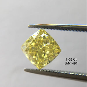 Fancy intenso blanco cojín corte VS2 grado 1,05 quilates VG polaco simetría IGI certificado diamantes sueltos naturales India venta al por mayor OEM - Product Image 1