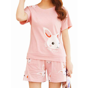 Mujeres algodón cuello redondo manga corta slim fit transpirable casual suave cómodo verano color sólido básico diario camiseta - Product Image 2