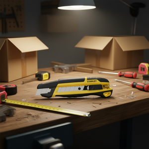 สำหรับมีดคัตเตอร์ Stanley ขนาด 18 มม. พร้อมระบบตัดใบมีดแบบเลื่อนในตัว - Product Image 3