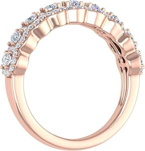 Anillo de Bodas de Plata 925 con Diamante Moissanita - Product Image 6