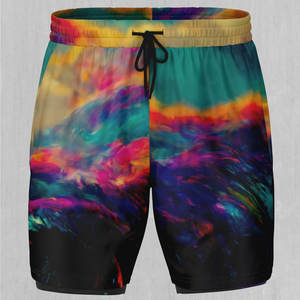 Pantalones Cortos Deportivos de Gimnasio para Hombre, de Secado Rápido, con Logotipo Personalizado por Sublimación, Talla Grande, 2 en 1, Doble Capa, Pantalones Cortos Deportivos para Hombre, Traje de Baño - Product Image 4