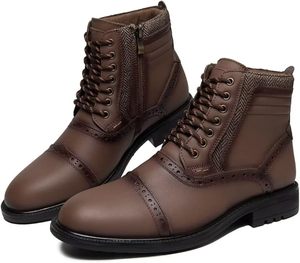 Tendance Confortable Élégant Bottes En Cuir Véritable Élégant Chaussures Habillées Pour Hommes De Haute Qualité Avec Fermeture Éclair Au Prix De Gros - Product Image 2