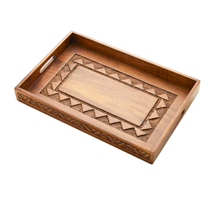 Bandeja de incrustaciones de hueso hecha a mano, un regalo perfecto para cualquier ocasión, bandeja de madera multiusos hecha en fábrica a la venta - Product Image 5