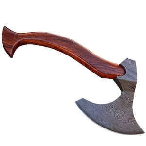 Hacha Industrial de Espiga Plana con Empuñadura Equilibrada, Hoja de Acero Forjado, Filo de Corte Resistente para Caza y Camping al Aire Libre, Garantía de 3 Años - Product Image 1