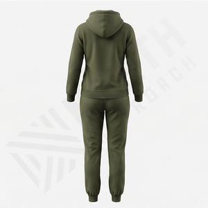 Nuevo Conjunto Deportivo de Dos Piezas para Mujer, Transpirable y Elegante, con Capucha, Fabricante de Ropa Deportiva, Color Personalizado - Product Image 2